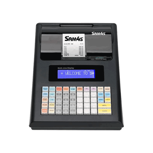 Sam4s ER-230EJ Portable Cash Register black /w Battery – Basic ECR | ACP Online