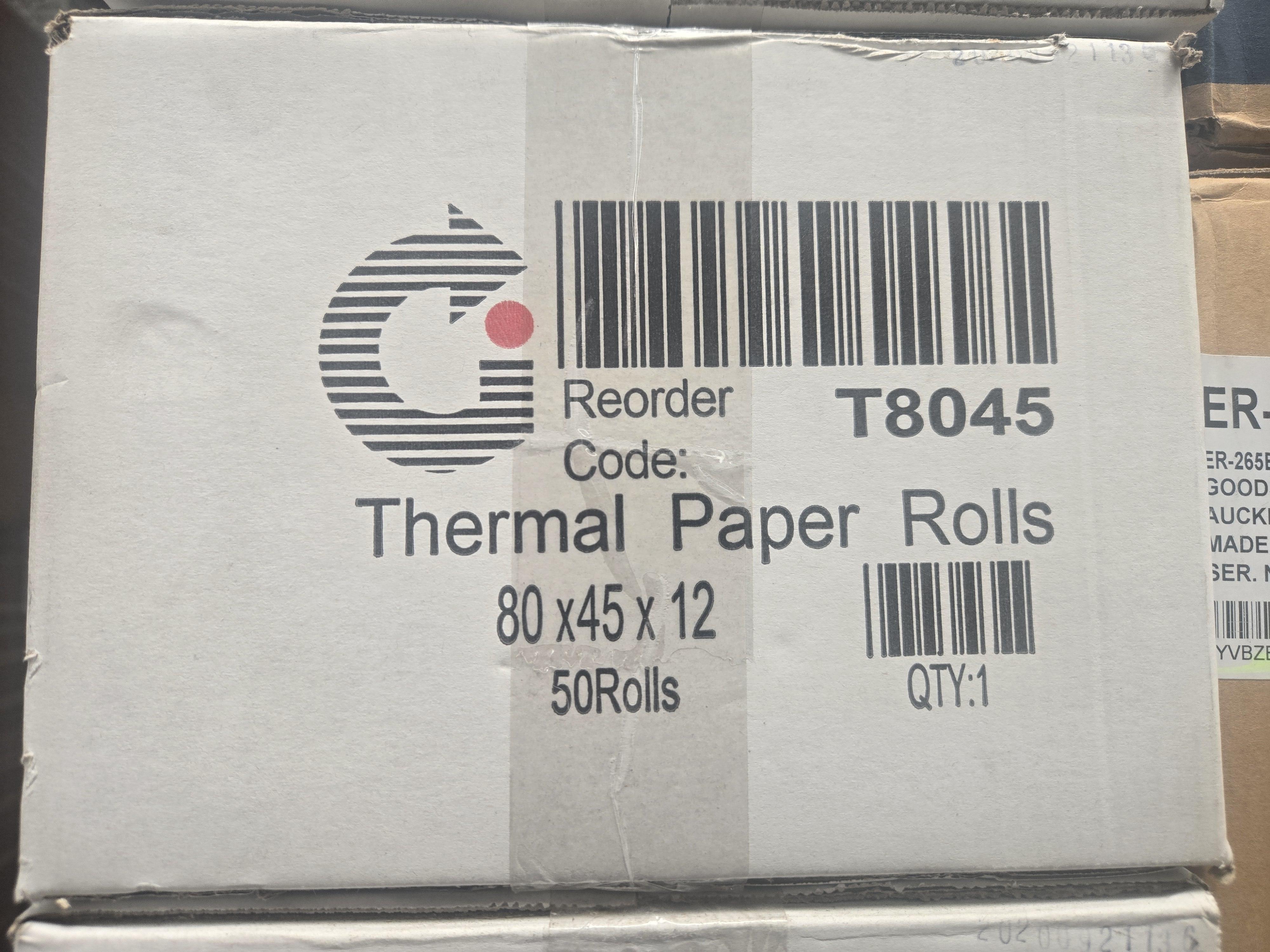 Thermal Paper Roll 80x45x12 – Thermal Paper Rolls | ACP Online
