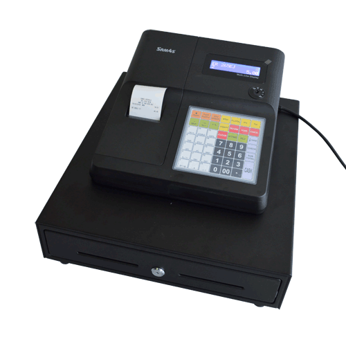 Sam4s ER-265EJ Cash Register with Large Cash Drawer – Basic ECR | ACP Online