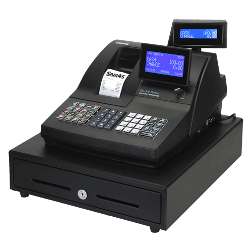 Sam4s NR-520 2-station Thermal ECR/Raised Keyboard – Mid Range ECR | ACP Online