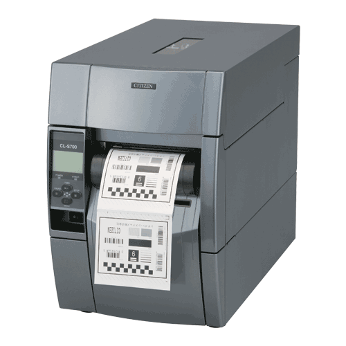 Citizen CL-S703 Label Printer 300dpi /w Rewind – Thermal Transfer Label Printer | ACP Online