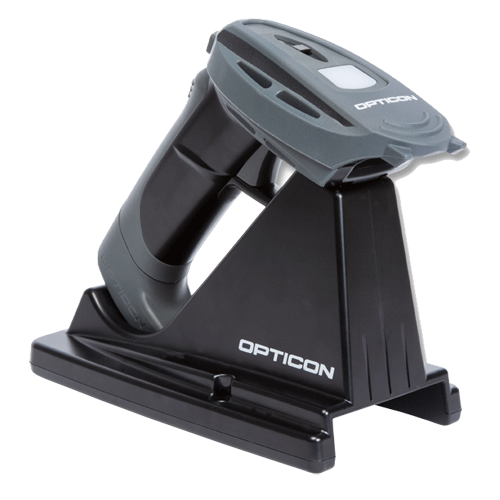 Opticon OPR3301 Black with Comm/Charge Cradle USB & RS232 – Cordless Industrial Scanners | ACP Online