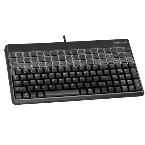 Cherry SPOS 61400 QWERTY Keyb USB Black – POS Prog. Qwerty Keyboard | ACP Online
