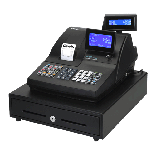 Sam4s NR-510 Single Station Thermal ECR /Raised Keyboard – Mid Range ECR | ACP Online
