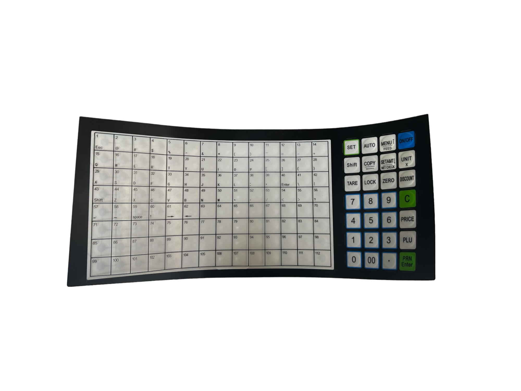 Keyboard Membrane/Layout for RLS1000 – Scales | ACP Online