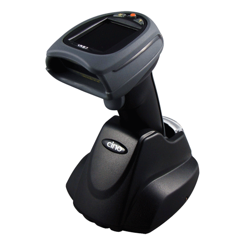 Cino F-790 Wifi Linear Imager with Display Black – Cordless 1D Scanners | ACP Online