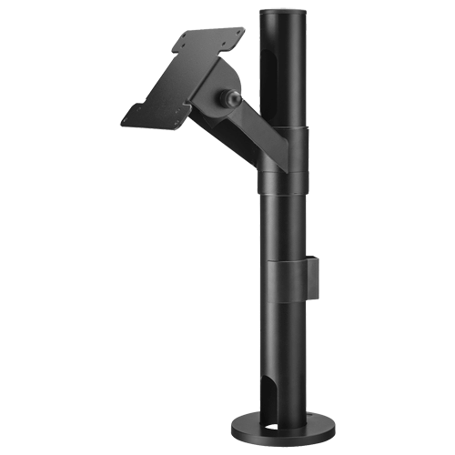 Atdec POS Solution head assembly angled on 400mm pole – Monitor Accessories | ACP Online