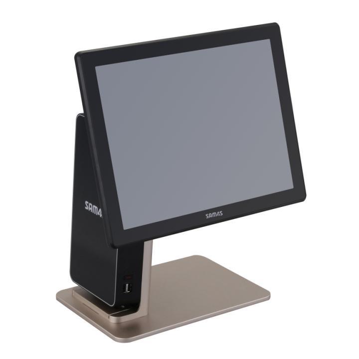 Sam4s SPTF365GG-80128SD FORZA N95 CPU, BLACK/GOLD, with MSR 15'' Pcap, 128SSD 8GB RAM WIN11 IoT – POS PC Systems | ACP Online
