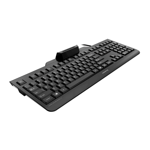 Cherry Secure Board1.0 Keyboard /w Smart Card Reader Blk – Business PC Keyboards | ACP Online