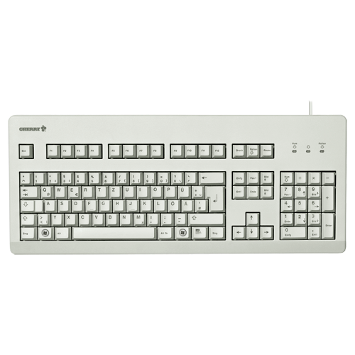 Cherry G81-3000 Standard 104 Key Keyb Light Grey – Business PC Keyboards | ACP Online